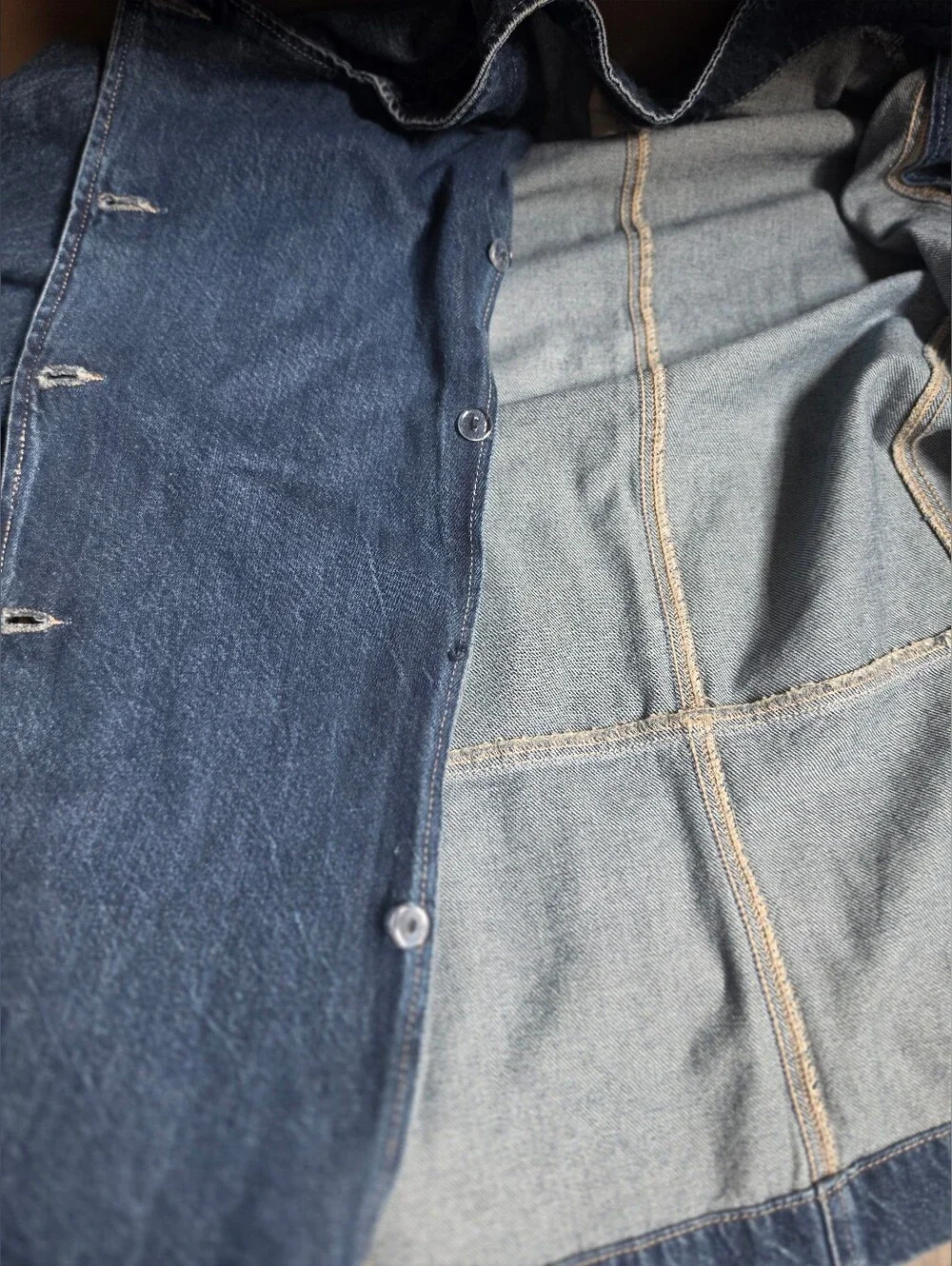 NWT Free People Imogene Denim Officers Jacket - Picture 10 of 12